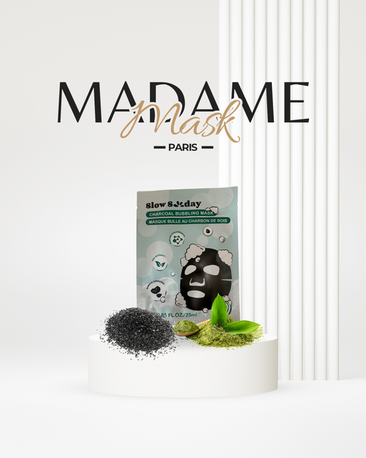 Masque nettoyant : Charbon actif, Tea tree, centella asiatica